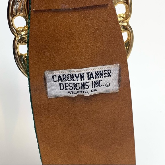 Vtg Carolyn Tanner Braided Rope & Chain Adjustable Belt - Picture 4 of 10